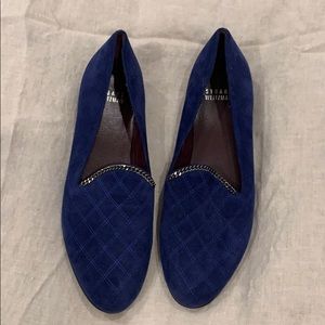 Stuart Weitzman Hallmark quilted suede loafers